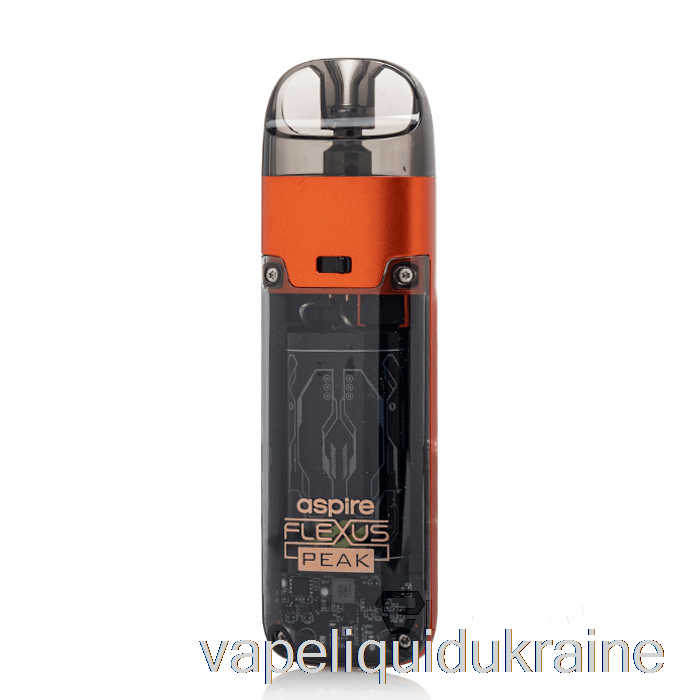 Vape Liquid Ukraine Aspire Flexus Peak Pod System Amber Orange